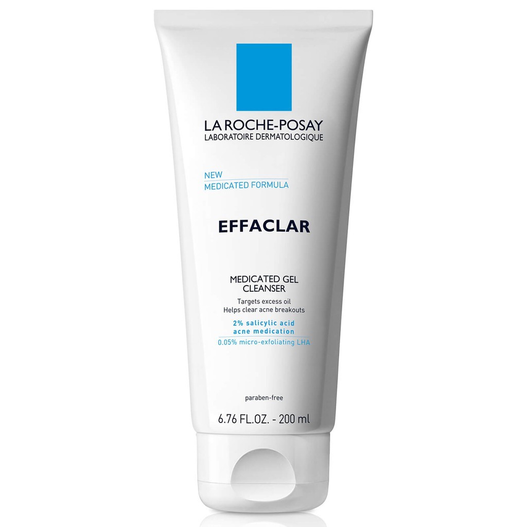 Authentic La RochePosay Effaclar Medicated Gel Cleanser for Acne Prone Skin with Salicylic Acid