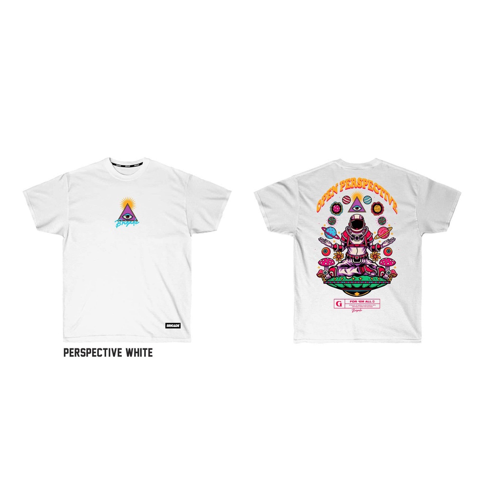 brigade clothing perspective (white) Shopee Philippines