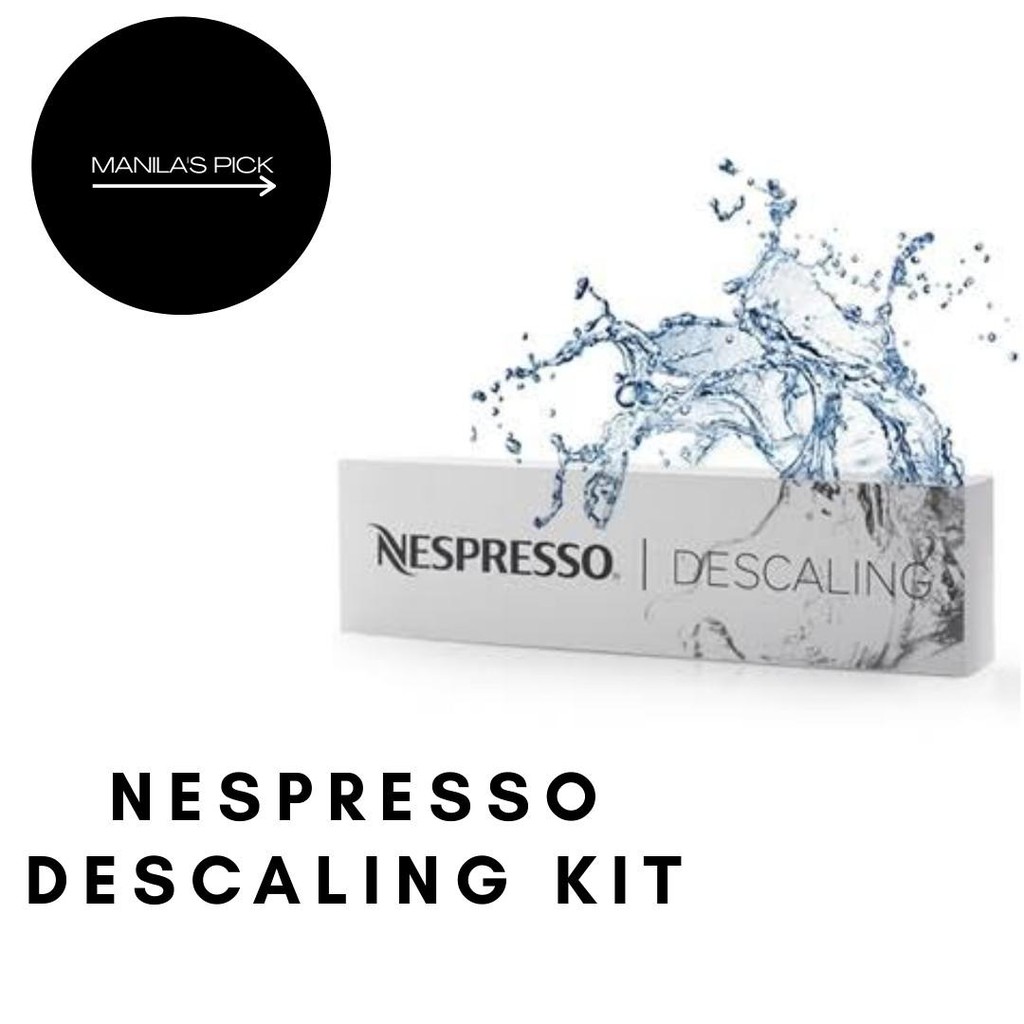 Nespresso DESCALING KIT (2 x 100 ml, Made in Switzerland) Shopee