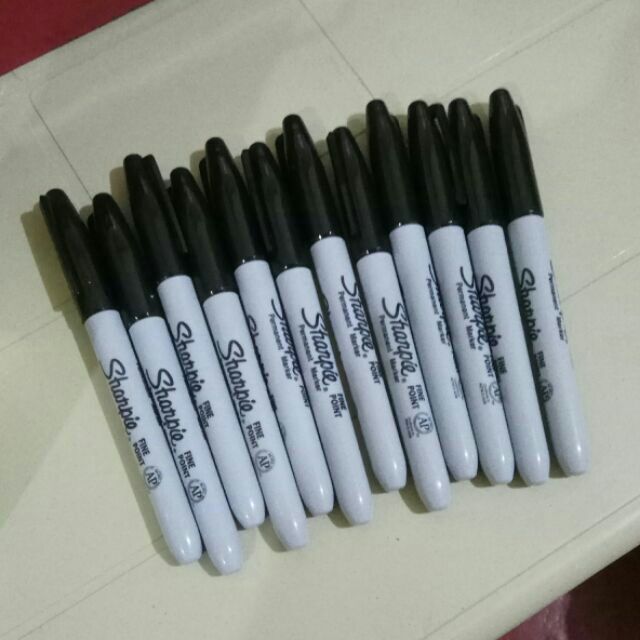 Wholesale Black Fine Sharpie Permanent Marker Shopee Philippines
