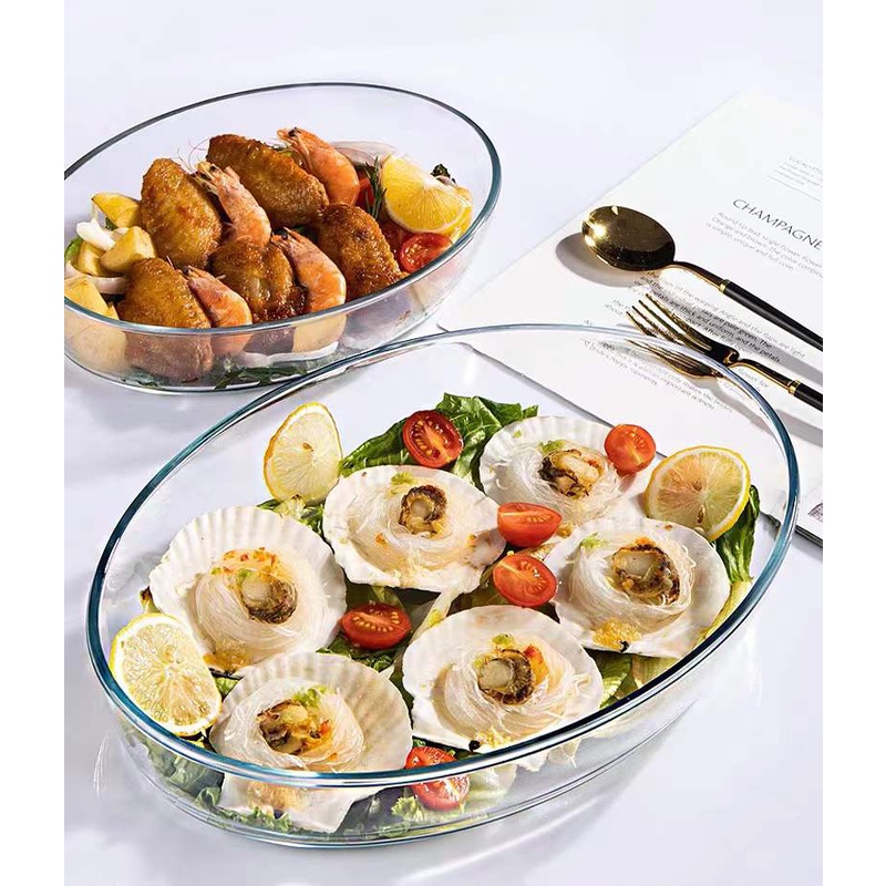 Microwavable Oval Glass Bowl Shopee Philippines