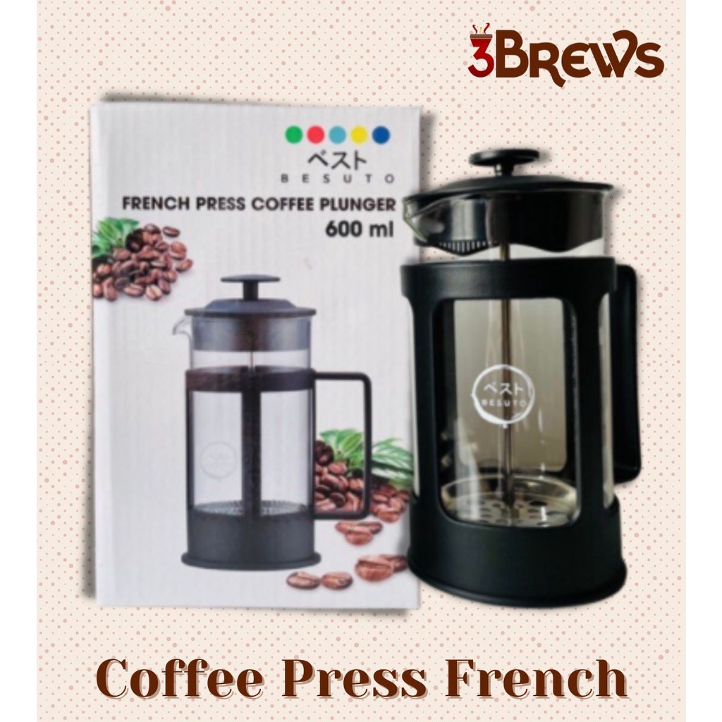 3Brews Coffee Besuto French Press Coffee Plunger 800ml Coffee Press