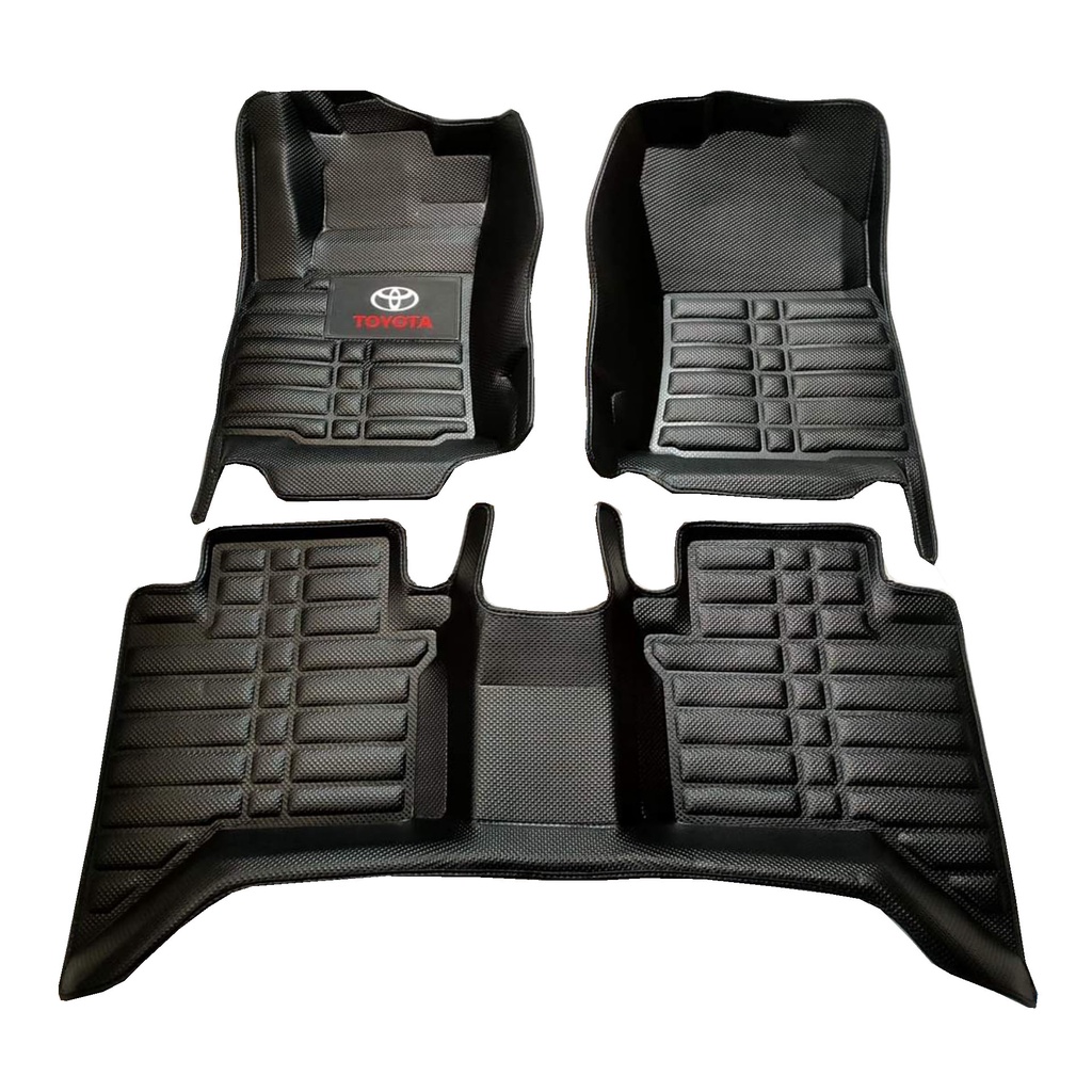 TOYOTA HILUX REVO AND CONQUEST 20162021 Premium Leather Floor Liner