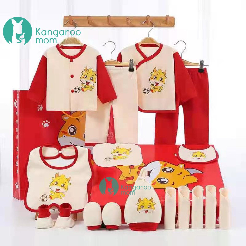 17pcs Set Newborn Baby Clothes Infants Clothing Suit Outfits Shopee