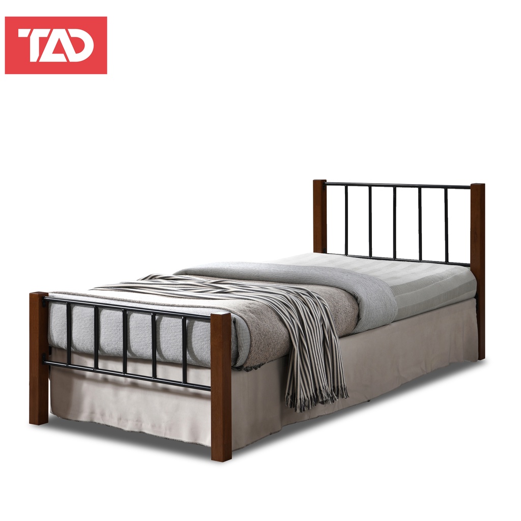 Bed Frame TAD LINSKI (Wooden Post Bed) Shopee Philippines