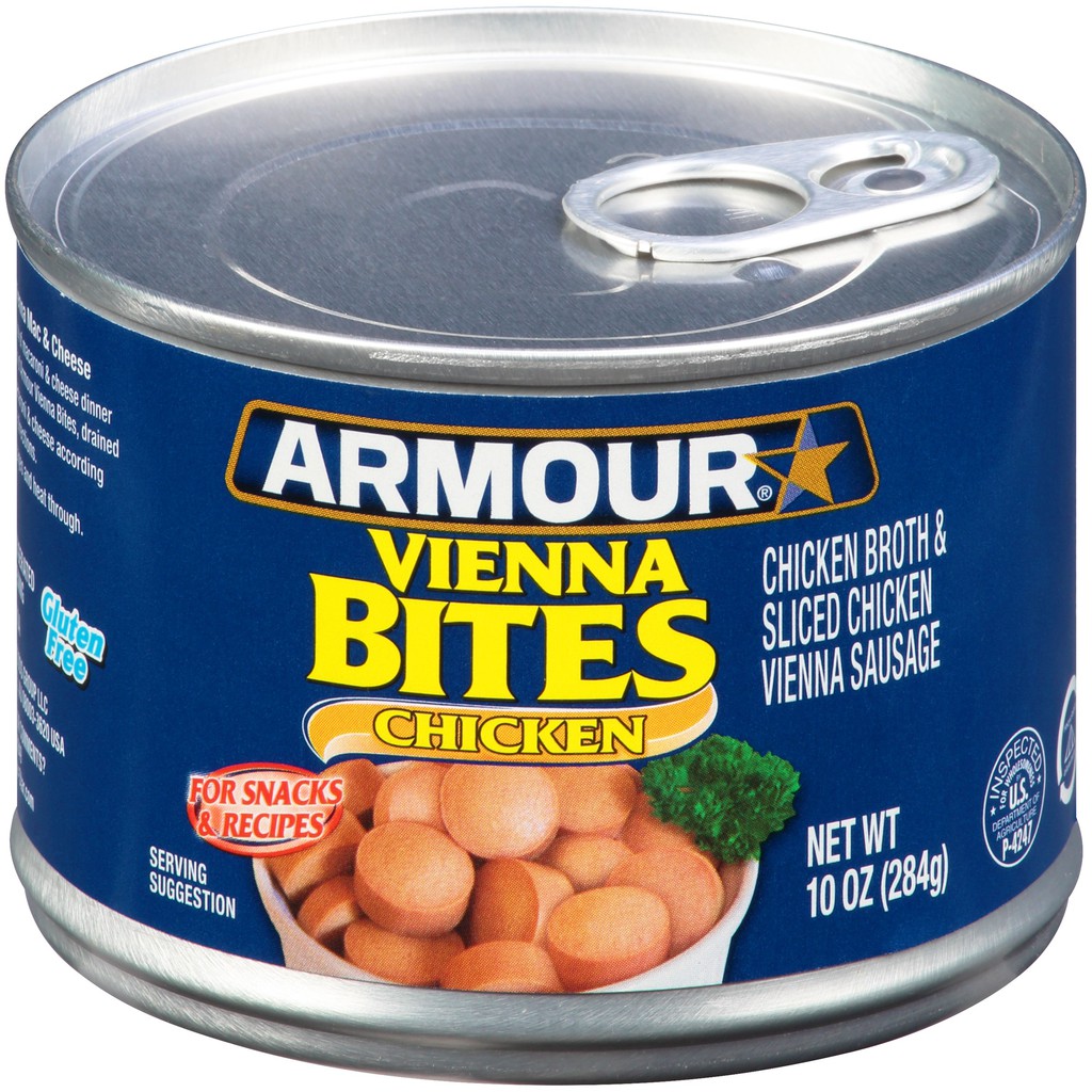 Armour Vienna Sausage Bites (Chicken), 10 oz Can Shopee Philippines