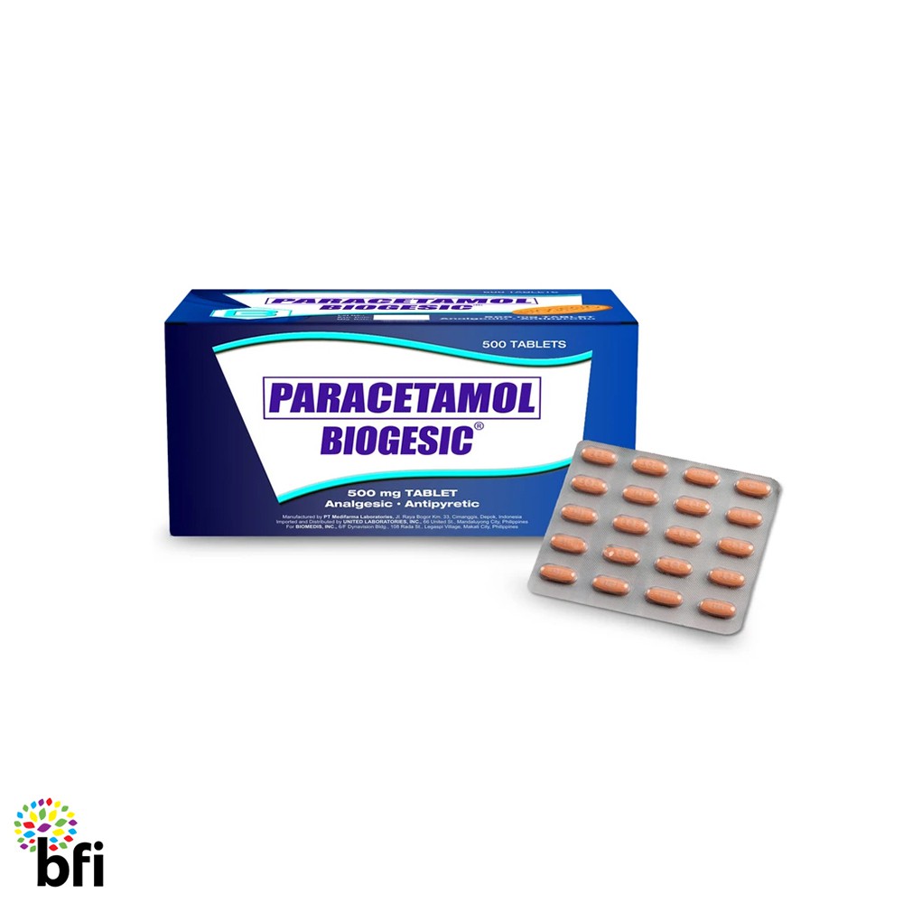 Biogesic Paracetamol 500mg 20s [LOWEST PRICE] Shopee Philippines