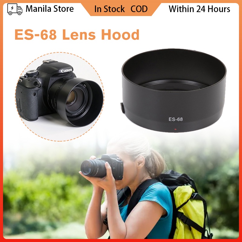 ES68 Lens Hood Reversible EF50mm f/1.8 STM Snapon Lens Hood Shade For
