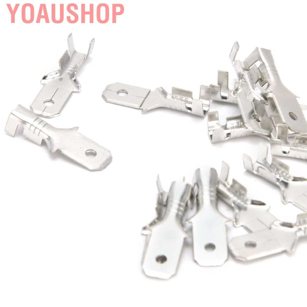 Spade Connectors Male Female Brass Wire Crimp Terminals