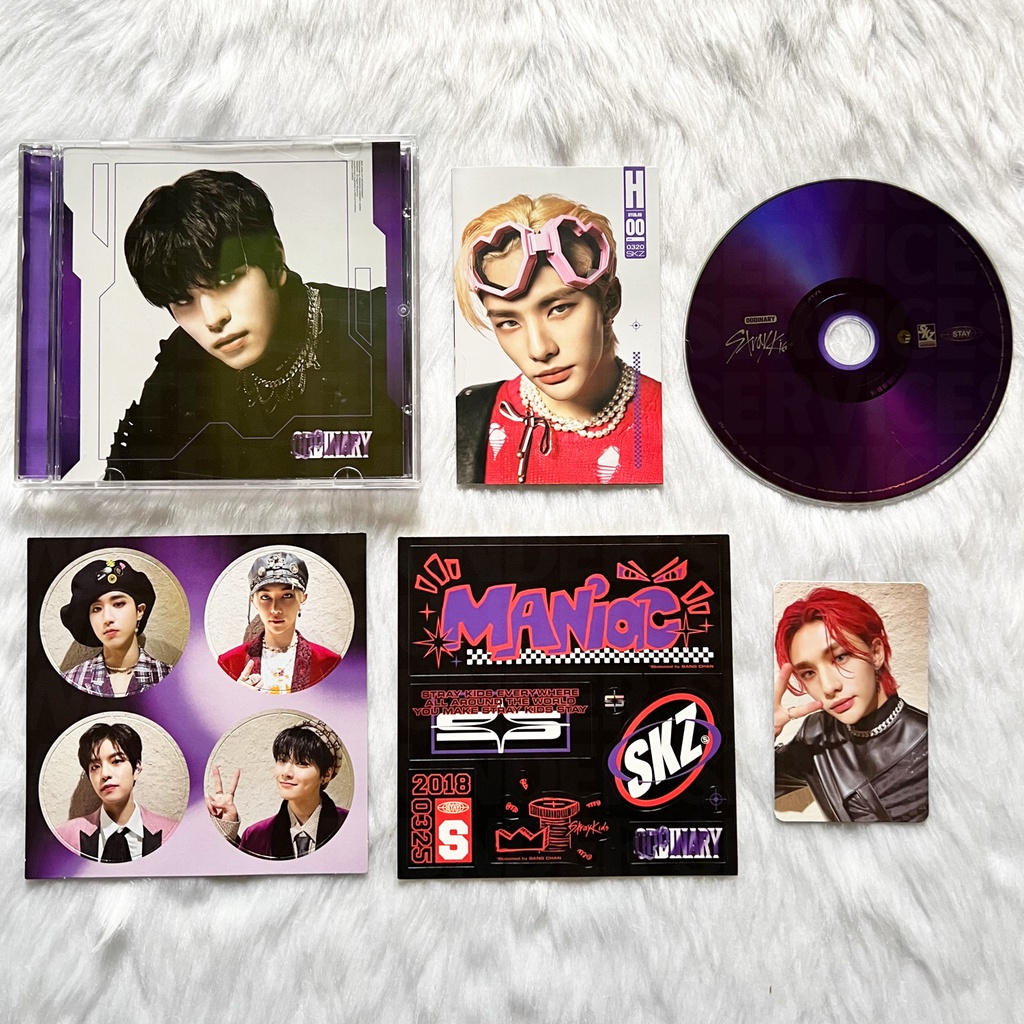 STRAY Kids Seungmin ODDINARY JEWEL CASE Album Version with Hyunjin