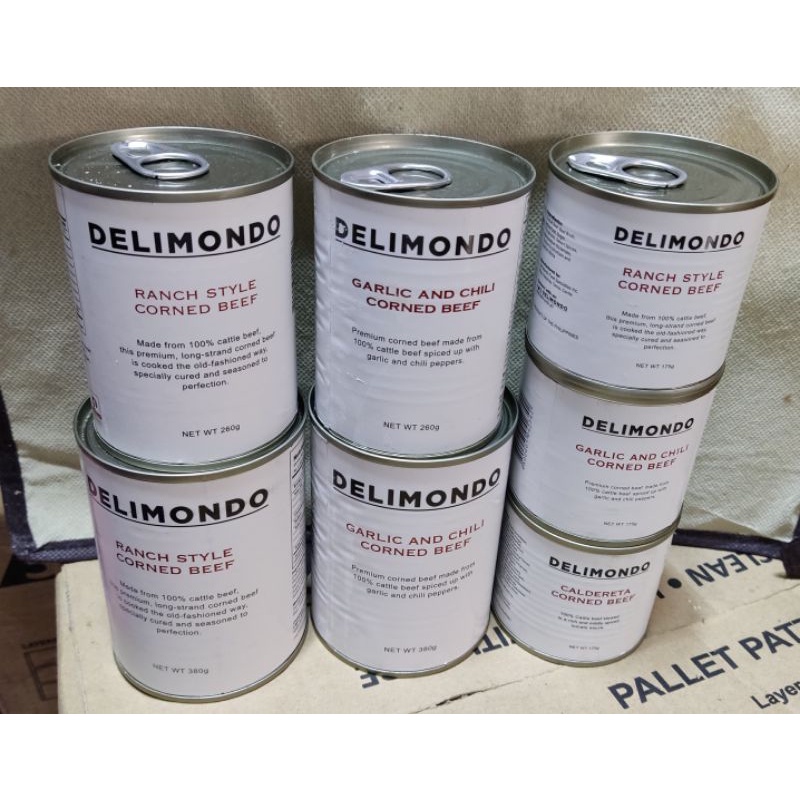 delimondo corned beef 175g/260g/380g Shopee Philippines