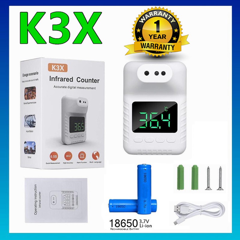 K3 K3s k3 + K3X k3PLUS Stand Mounted Thermometer Forehead Digital Smart