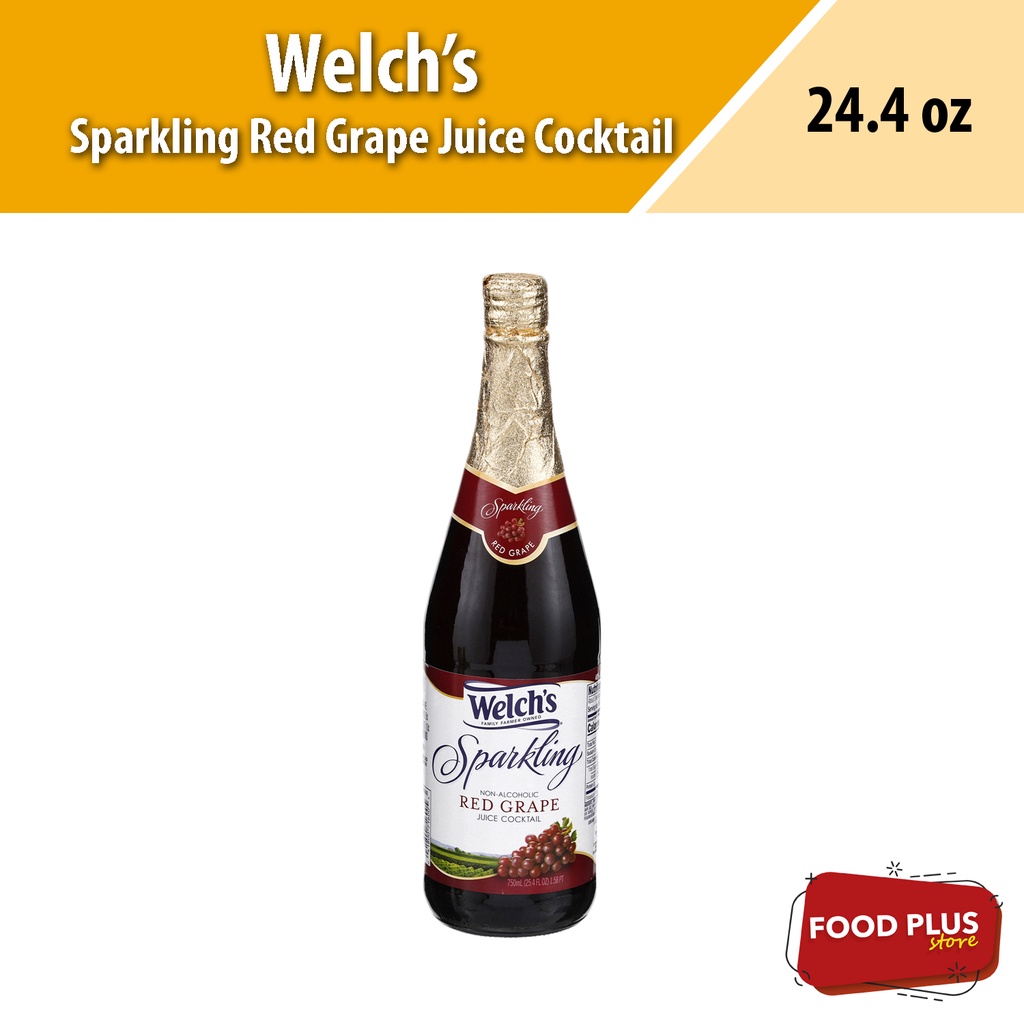 Welchs' Sparkling Red Grape Juice Cocktail 25.4oz. Shopee Philippines