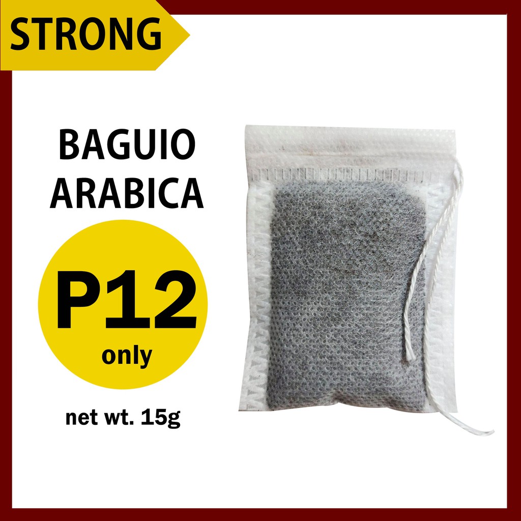 Authentic Baguio Arabica Coffee in Tea Bag [Kapeng Barako by Marian