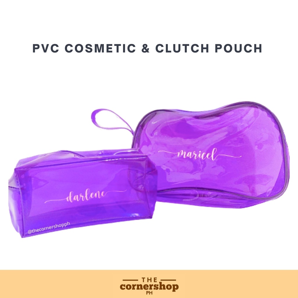 Personalized PVC Cosmetic Pouch Shopee Philippines