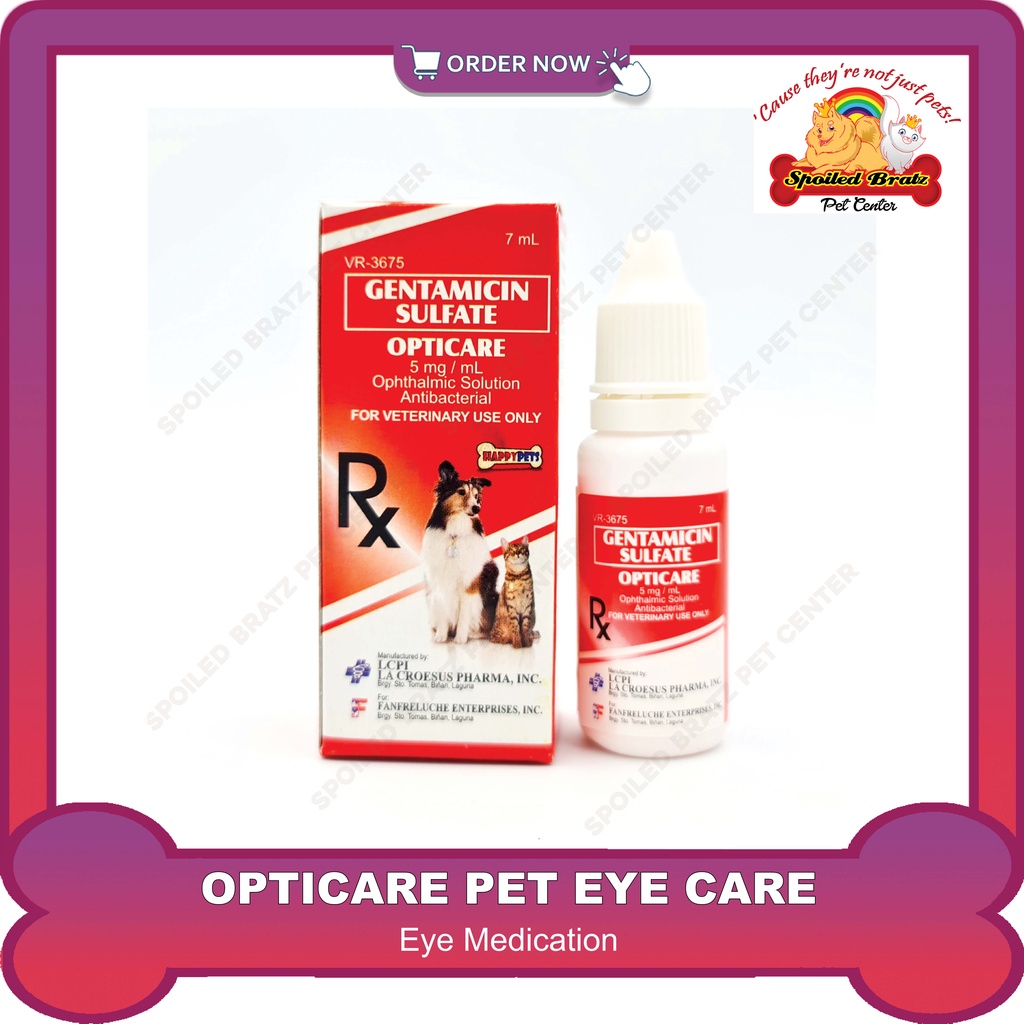OPTICARE Opthalmic Antibacterial Gentamicin Sulfate Eye Drops Solution