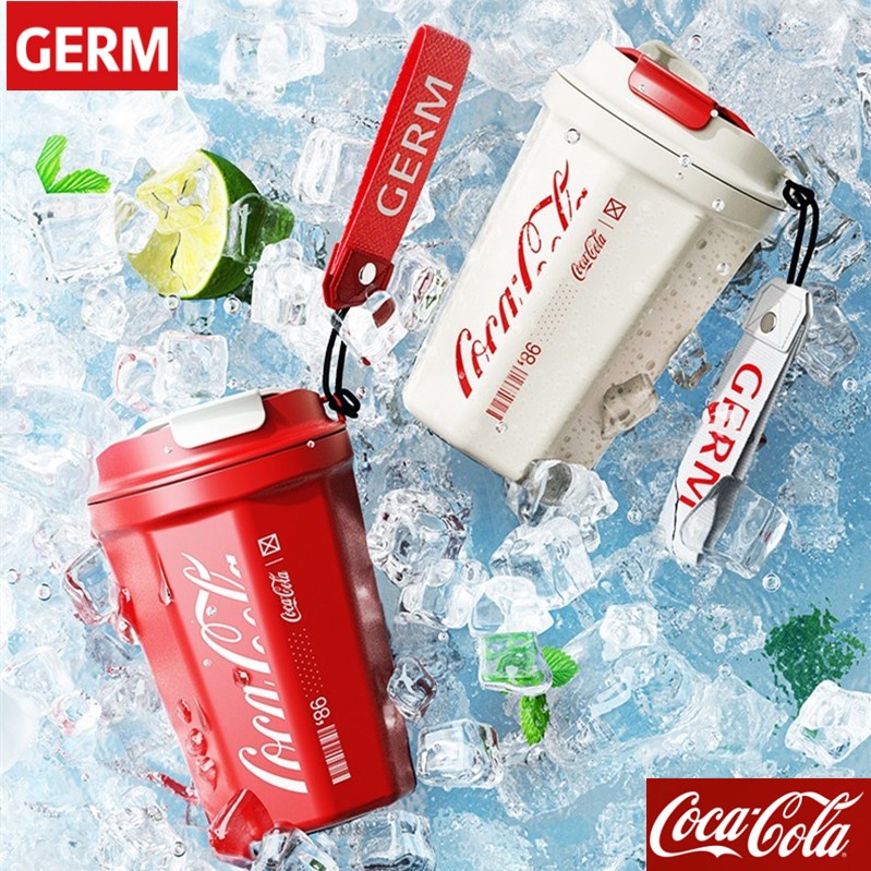 GERM Coffee Cup CocaCola CoBranded Liner Grade 316 Stainless Steel