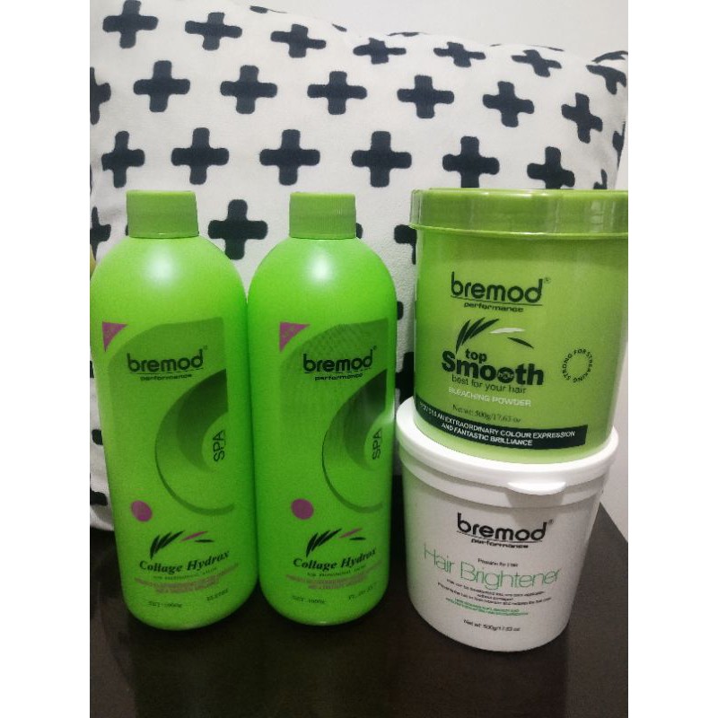 Bremod Bleaching powder Set / bleaching powder / oxidizer 9 12 1000ml