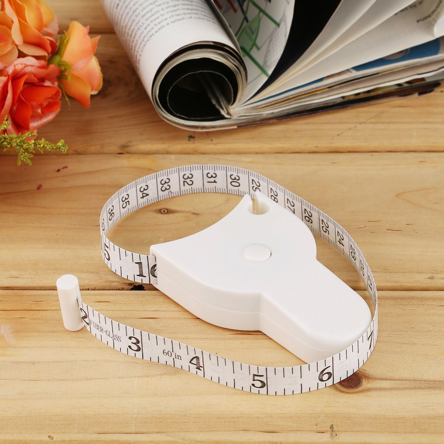1.5m Fitness Accurate Body Fat Caliper Measuring Body Tape