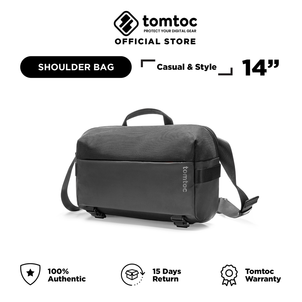 tomtoc Compact EDC Laptop Sling Bag For Macbook Pro M1 14 Inch