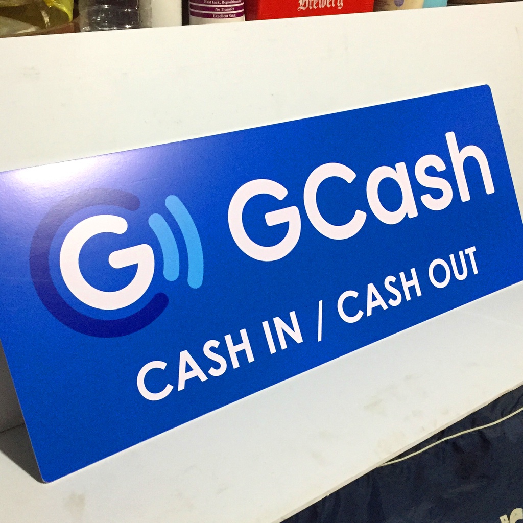 GCash Cash In/ Cash Out Signage Shopee Philippines