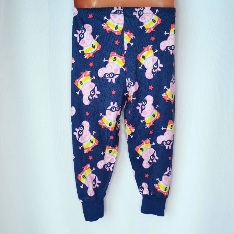 Preloved Peppa Pig Pants for 12 Years Old Girls Cotton Thick Original