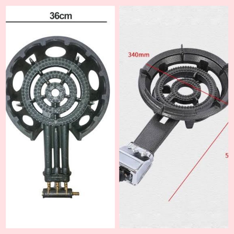 heavy duty cast iron stove / burner manual type C40, C30, automatic