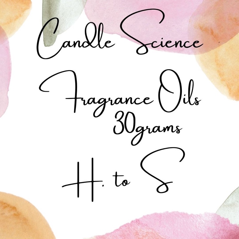 US Candlescience Fragrance Oil 30grams (H to S) Shopee Philippines