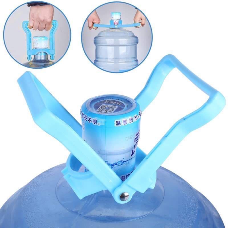 Round Blue Handle Lifter Holder for Gallon Water Container Water Dispenser Bucket Elevator