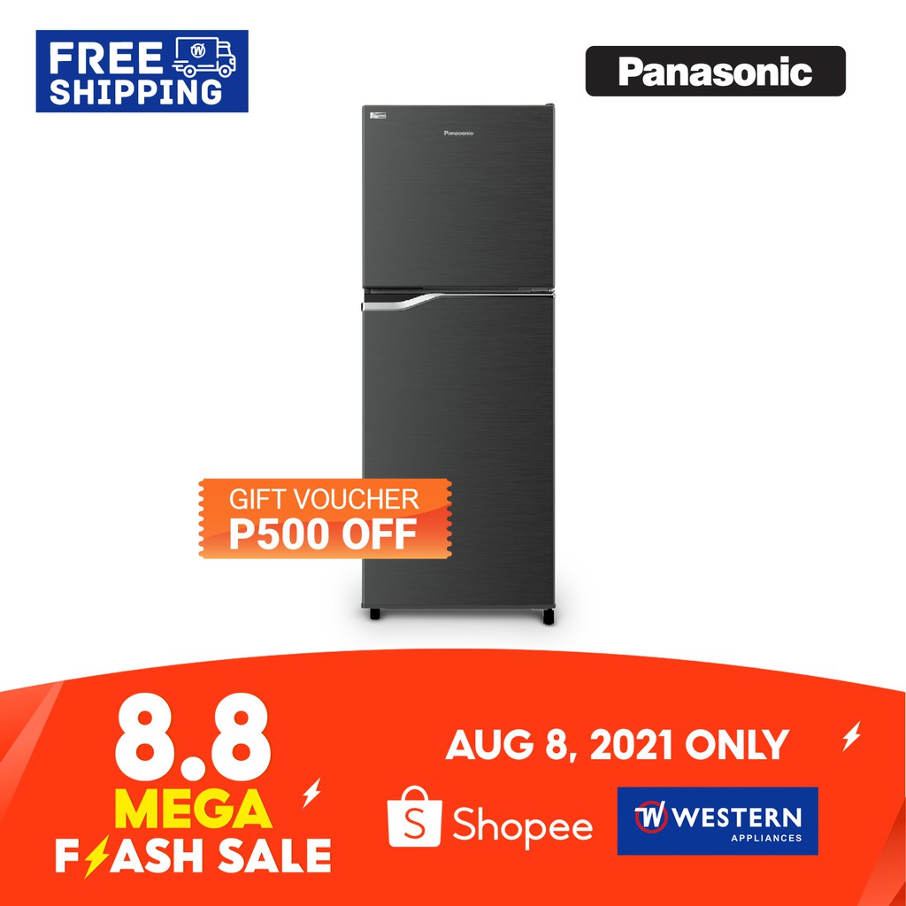 Panasonic NRBP230VD 8.0cuft No Frost, Two Door Inverter Refrigerator