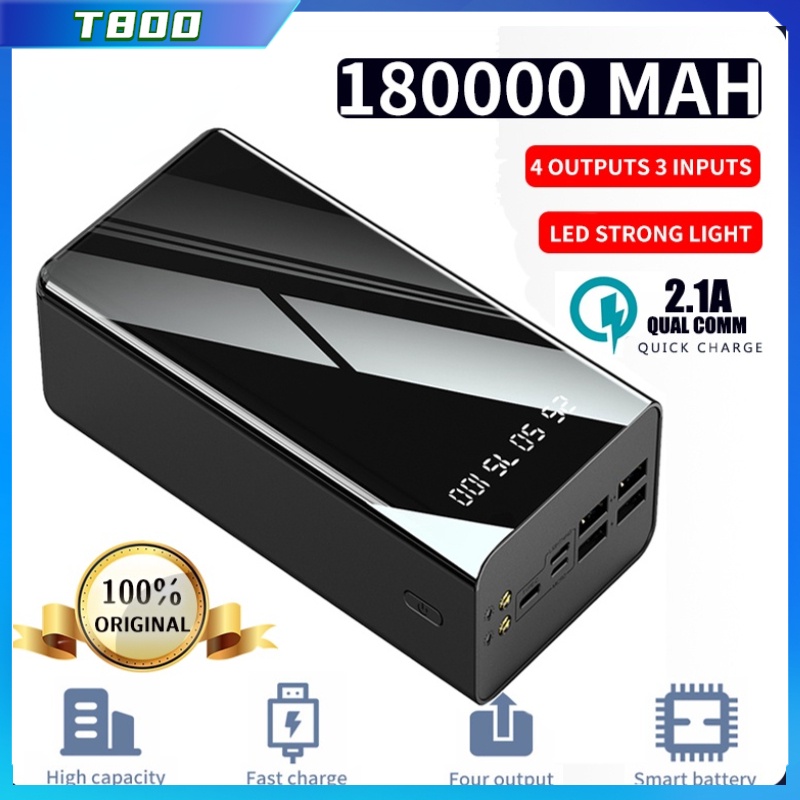 Powerbank original 100000mah 50000mah 20000mah portable Fast charger