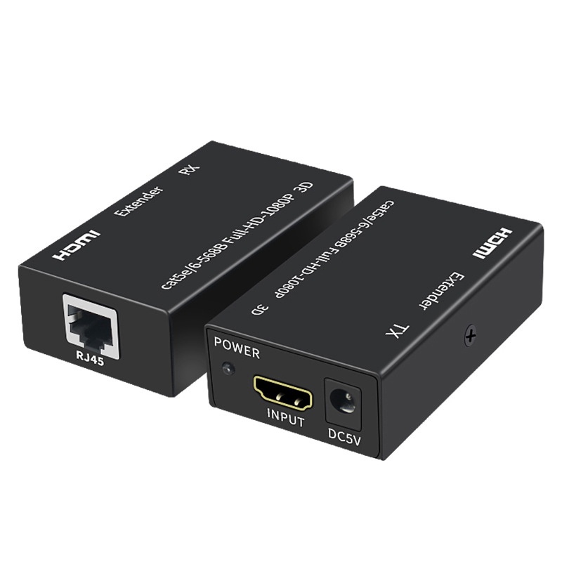 1080P HDMI Extender over Cat5e Cat6 IP TCP up to 60M HDMI To Lan Converter 3D HDMI