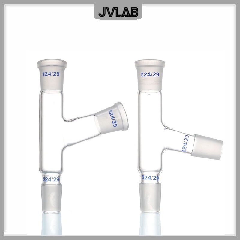 Distillation Head 75 Degrees Glassware Laboratory Adapter Connect The