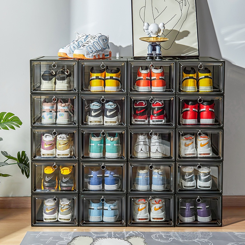 Large Transparent Shoe Box Disco Storage Dustproof Waterproof