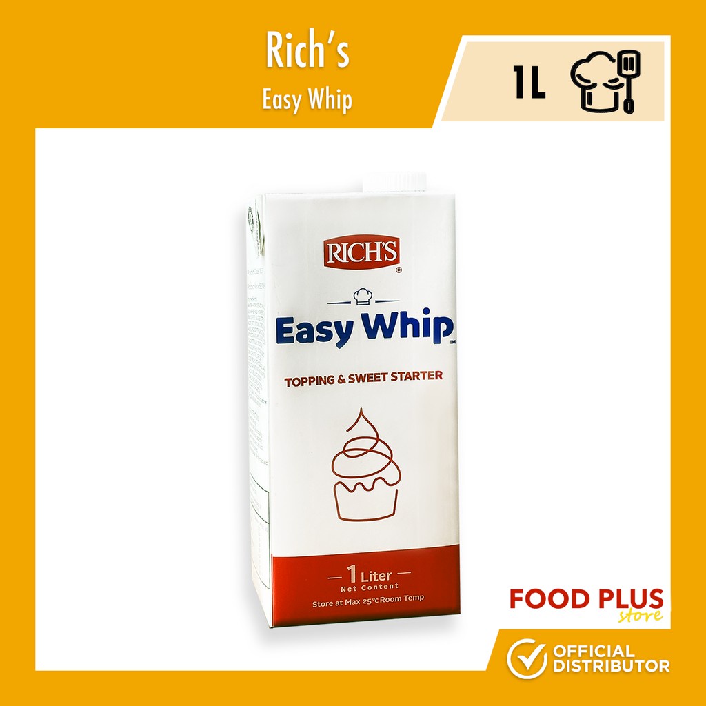 Ready stock Rich's Easy Whip Whipping Cream (1L) Shopee Philippines