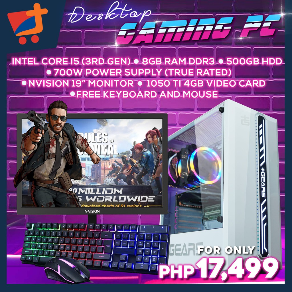 Gaming PC Intel Core i5 2nd 3rdGen Quad Core SECOND HAND PC SECOND