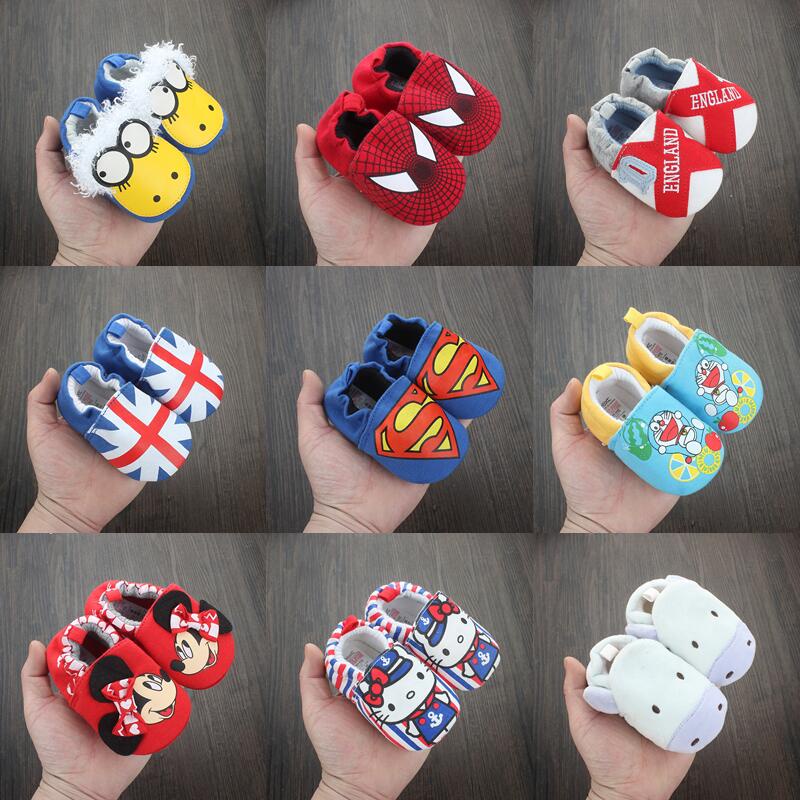Cute Baby Shoe Newborn Toddler Boy Girl Crib Shoe Cartoon Animal Soft