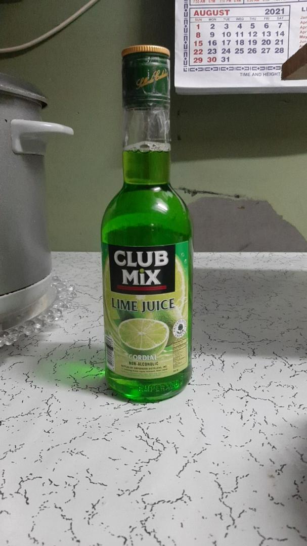 Club Mix Lime Juice Cordial NonAlcoholic Mix 350mL