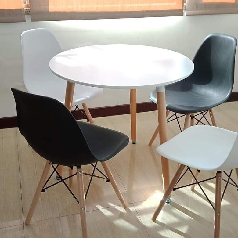 C3 Round Dining Table Scandinavian Design Minimalist Nordic for 2 to 4