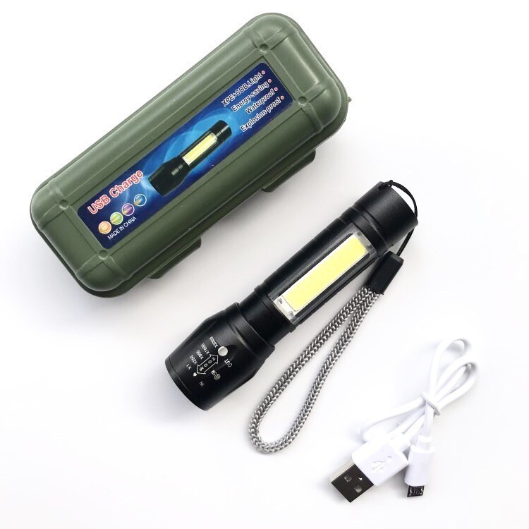 XPE + POLICE CREE mini LED flashlight rechargeable waterproof USB