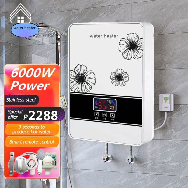 Speed Electric Water Heater 6000W Household Speed Heat Small Bath