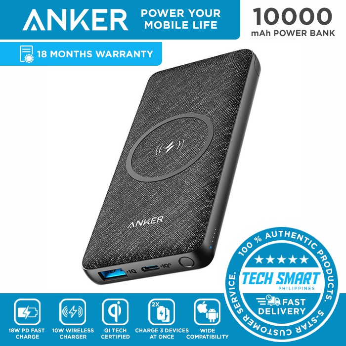 Anker PowerCore III Sense 10K Wireless Power Bank 10000mAh, 10K