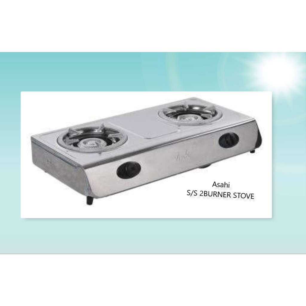 DOUBLE BURNER STOVE ASAHI (GS117) Shopee Philippines