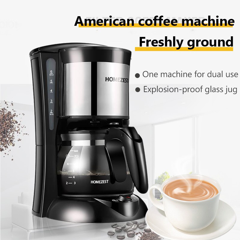 German HOMEZEST Coffee Machine Home Automatic American Small Office