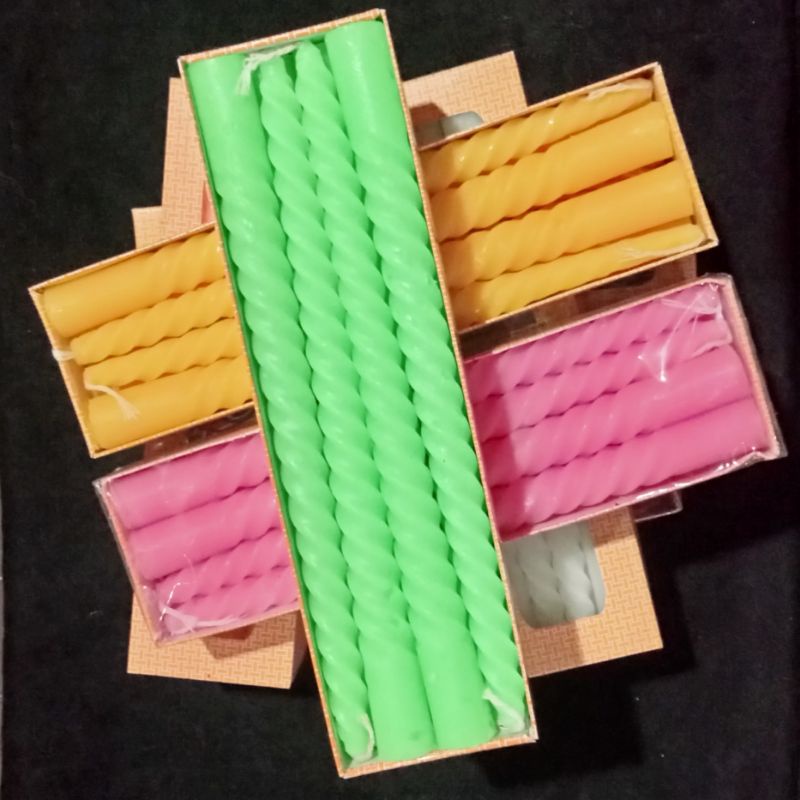 10 Unscented Spiral Candle (12pcs) Shopee Philippines