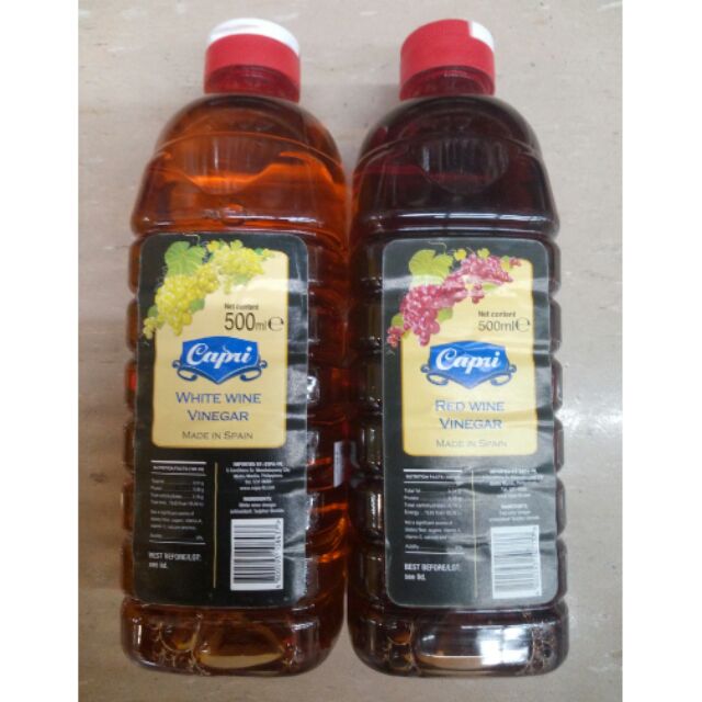 Capri Red Wine Vinegar / White Wine Vinegar Shopee Philippines