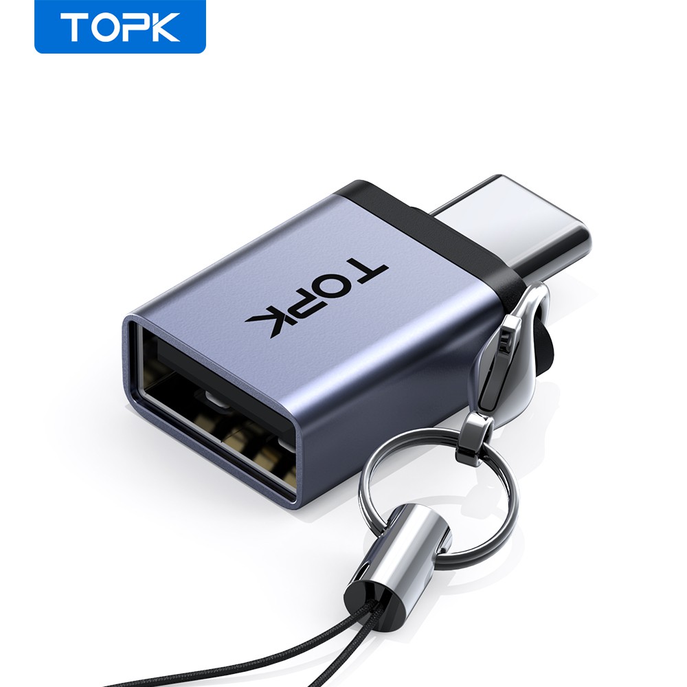 TOPK AT06 Type C to USB 3.0 Adapter USB C OTG Adapter