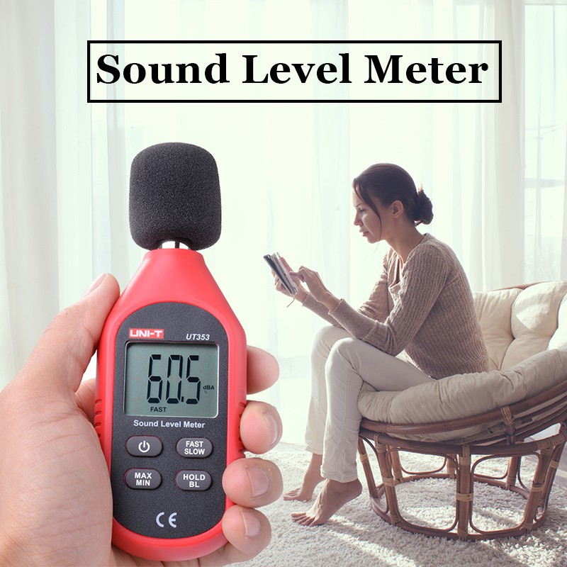 Sound Pressure Level Decibel Noise Meter Measurement LCD