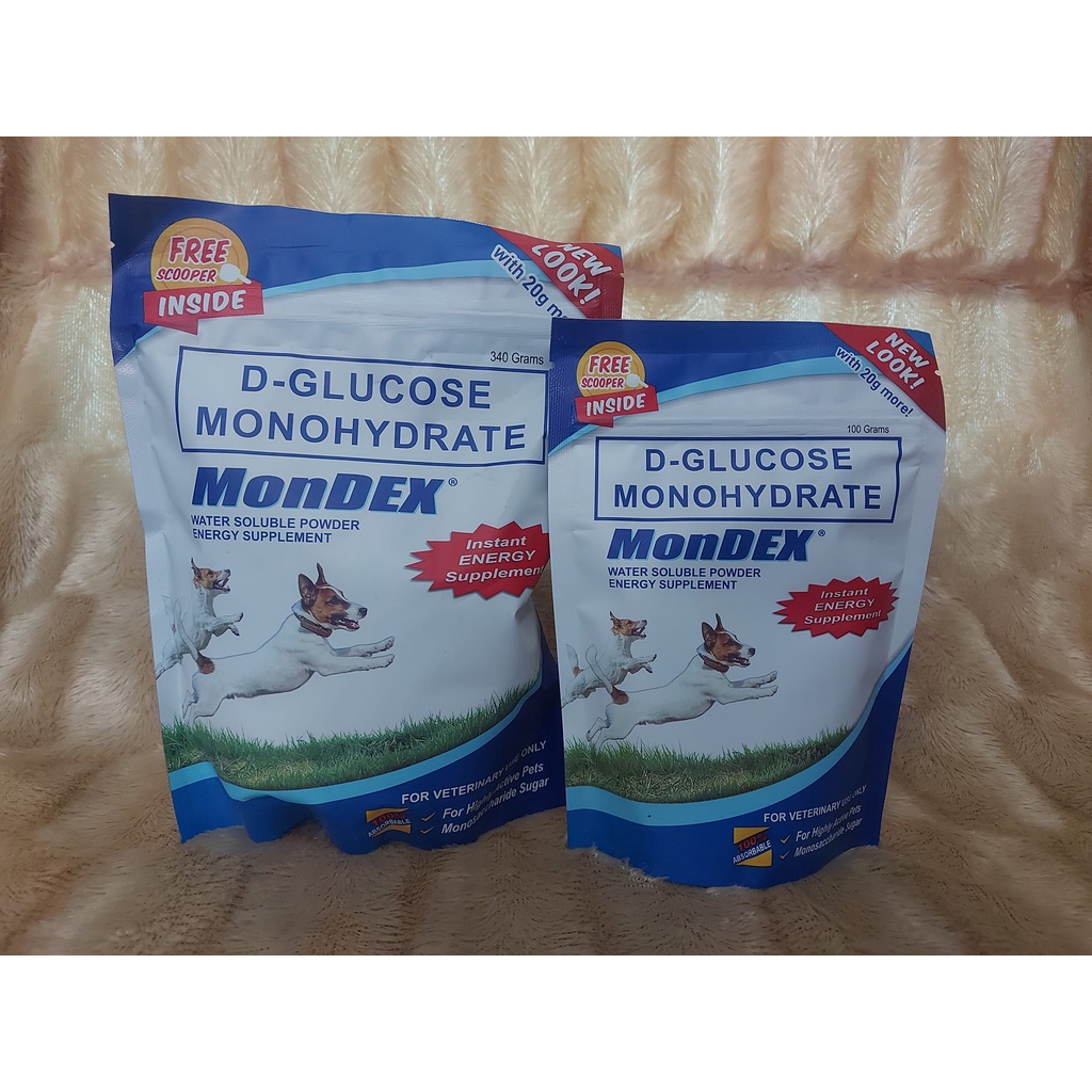 Mondex Dextrose Powder Energy Supplement for Dogs and Cats D Glucose