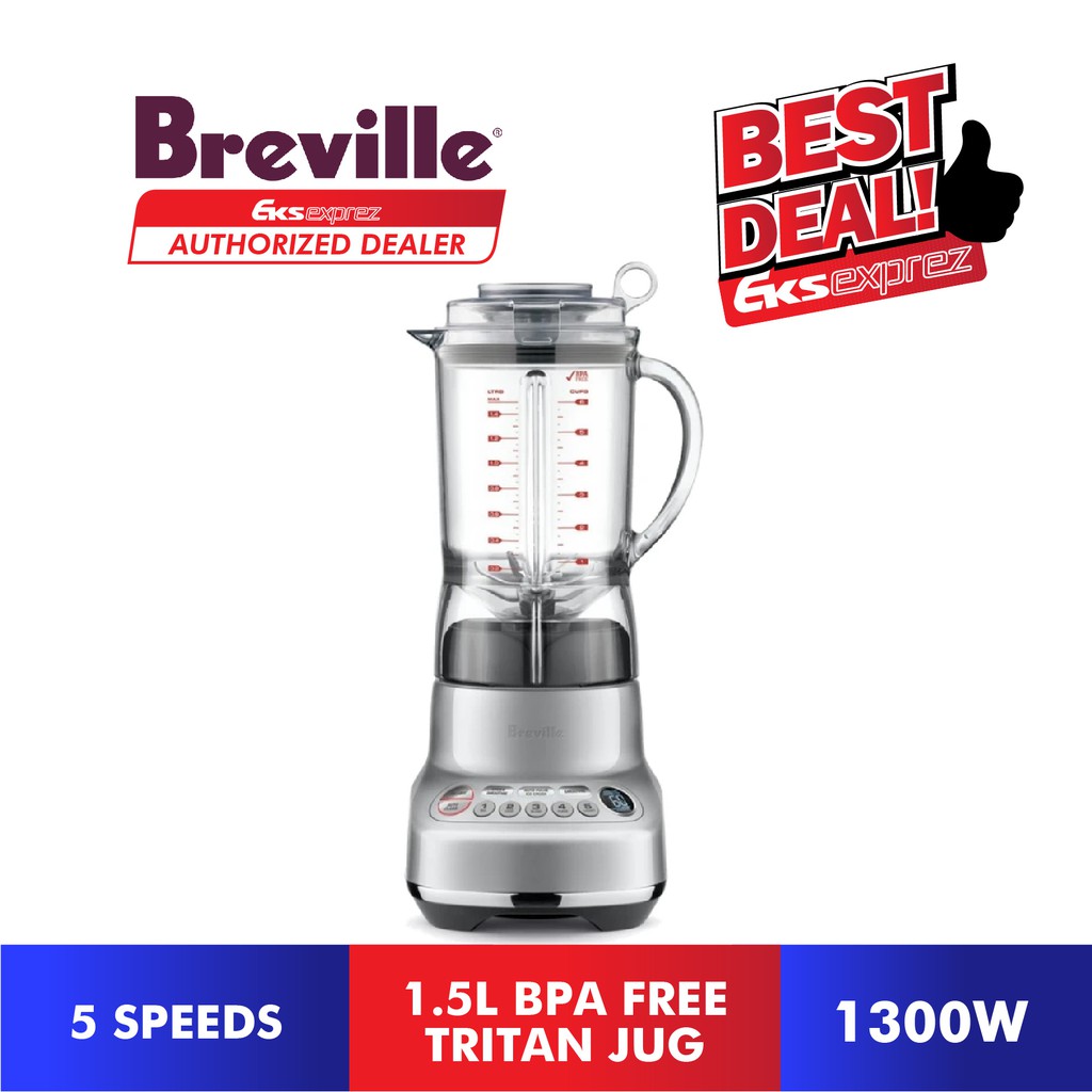 Breville The Fresh & Furious Permanent Blender (1.5L) BBL620 Shopee Philippines